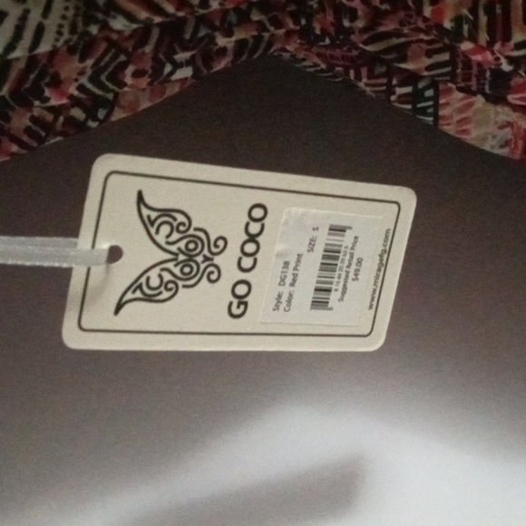 Go CoCo Romper Sz S Multi Color Print  NWT - Picture 8 of 10